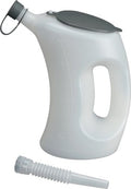 2 ltr. Messkanne (PE, weiß) mit flexiblem Auslaufrohr, Dec